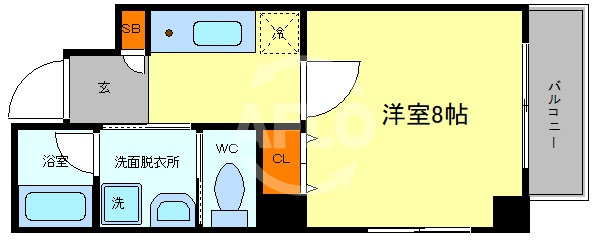 エイトステイツ玉造の間取り|エイトステイツ玉造　間取り