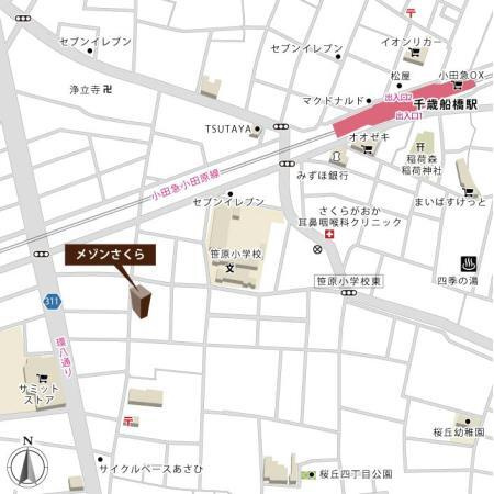 メゾンさくらの地図