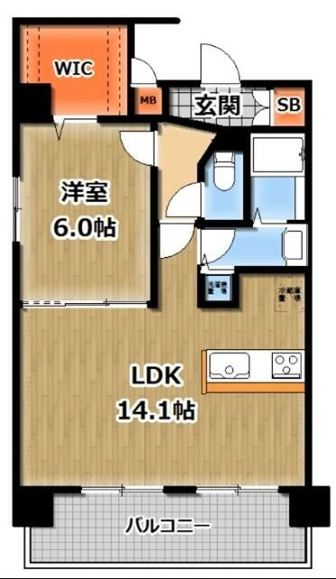 レグラス横浜吉野町サウスの間取り