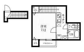 ミハス南行徳ディエスの間取り