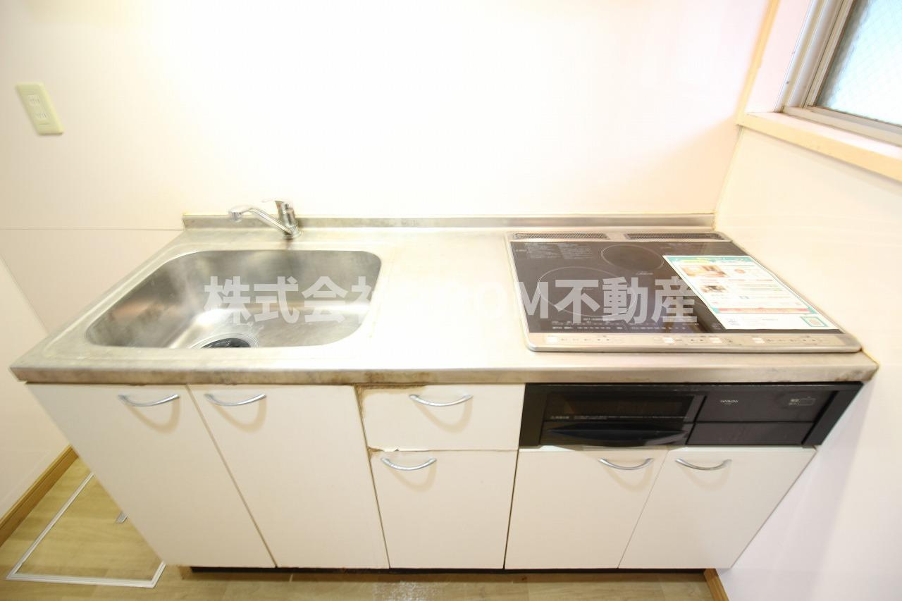 第2年見マンションのキッチン|お料理しやすいキッチンです