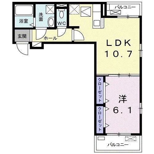 セイバリー西葛西Ⅱの間取り