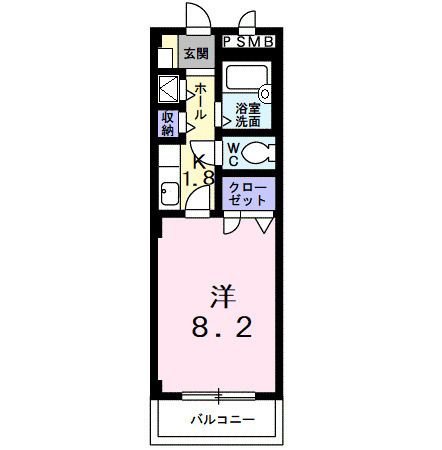 ウエストベリー弐番館の間取り