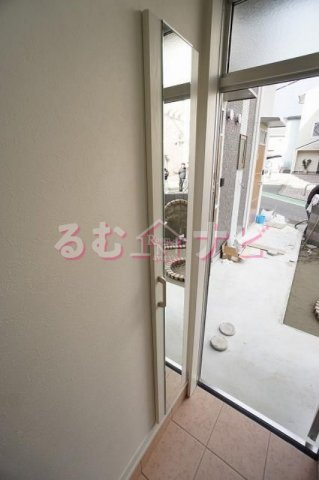福岡市南区曰佐４丁目のアパートのバルコニー