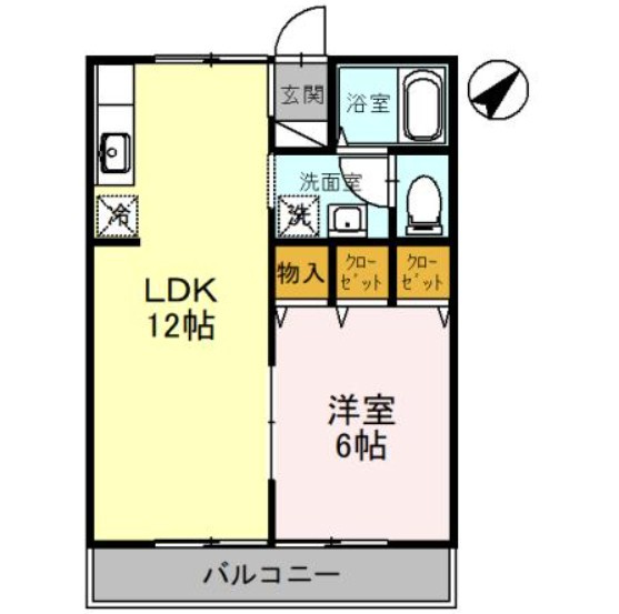 アーバンライフ　Ⅱの間取り