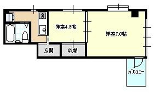 サンパレス尾浜の間取り