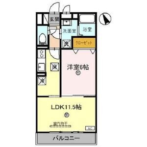 【間取り】 | クレセント | お部屋の間取りです