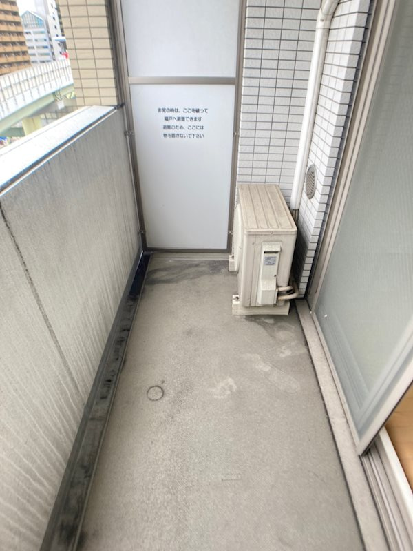 エスライズ日本橋のバルコニー