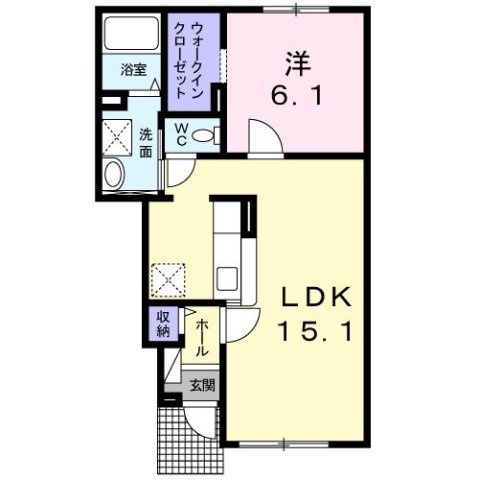 モンレーヴ豊岡の間取り