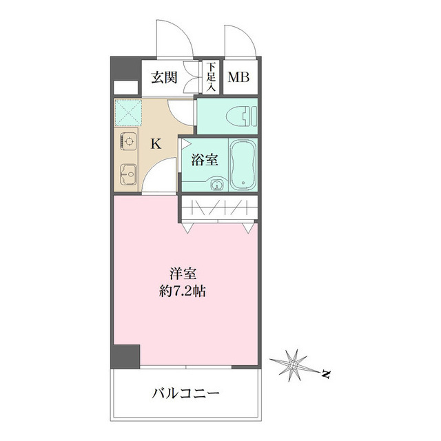 アルシュ住吉の間取り