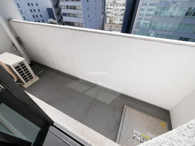心斎橋ロンコートのバルコニー