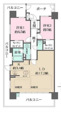 BELISTA西宮北口の間取り
