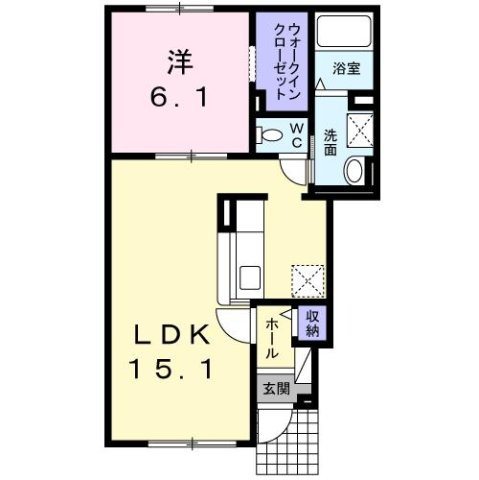クレイトンの間取り