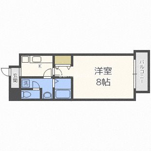 アクティ北浜の間取り