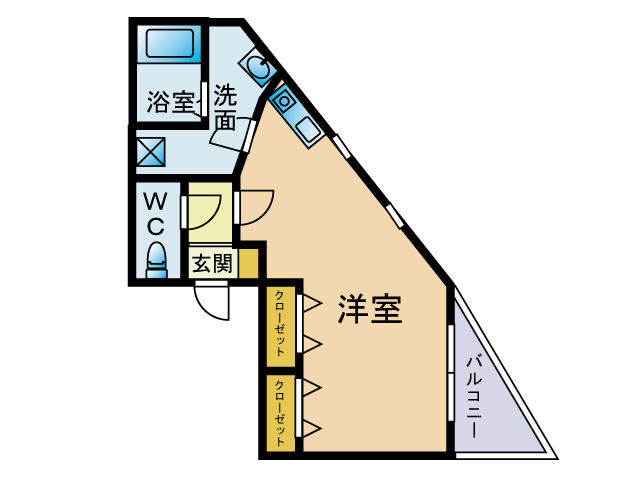 ドミール六本松の間取り