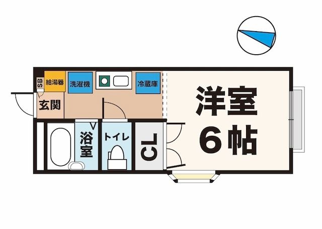 サンフレーズ東町の間取り