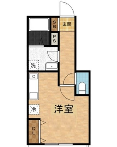V-room1の間取り
