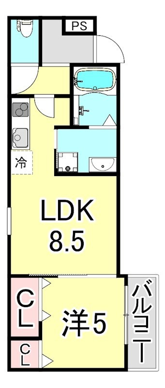 フジパレス小松南町の間取り