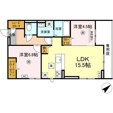 D-ROOMプラーナの間取り