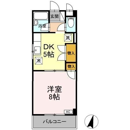 コーポラス豊栄の間取り