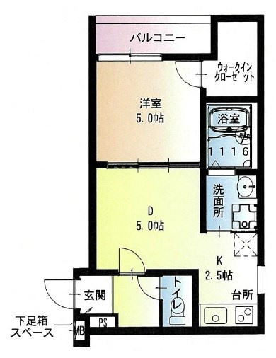 フジパレス兵庫須佐野Ⅰ番館の間取り