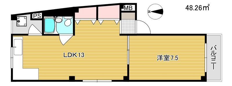 コーポ元町の間取り