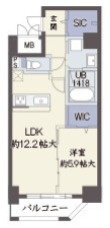 パークサイド本町の間取り