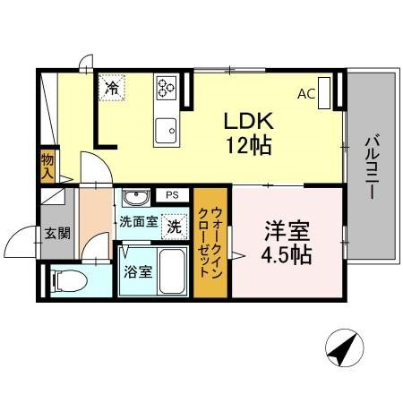 D-room笹原駅南の間取り