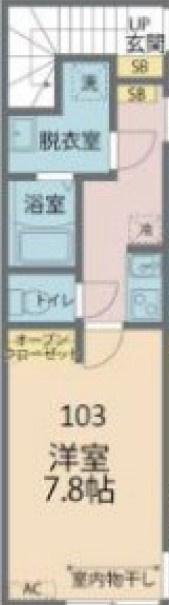 カインドネスα瑞江PRIMEの間取り