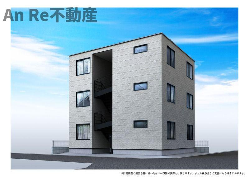 MELLAS南鳩ヶ谷の外観パース