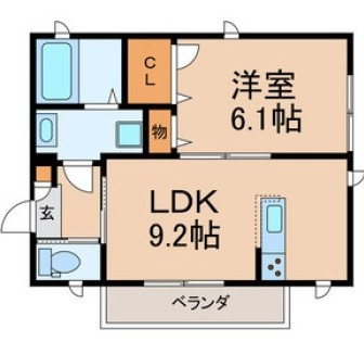 ザ・クリックの間取り|間取りです。