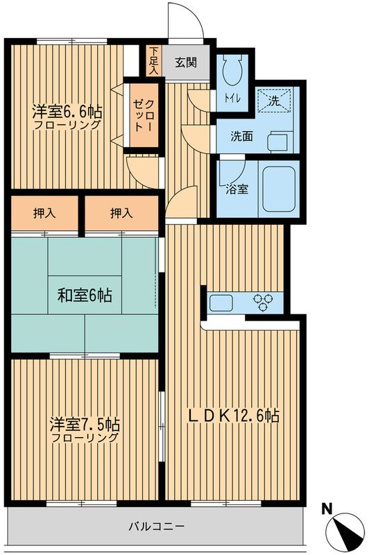 【間取り】 | ソレイユ町田