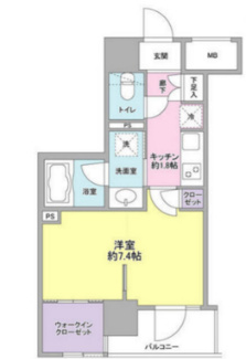 【間取り】 | ルメイユ横浜関内