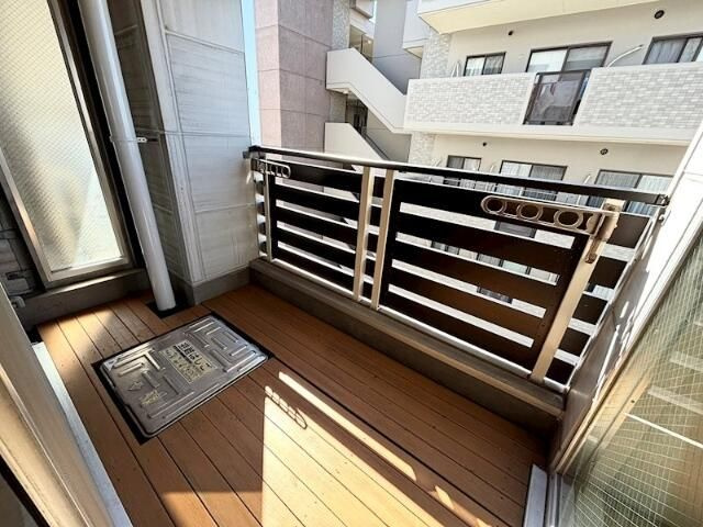 三鶴屋ハウスのバルコニー