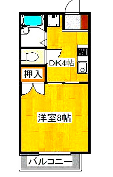 エイコーハイツの間取り