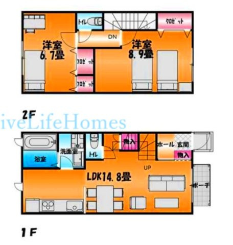 リブライフ藍住の間取り