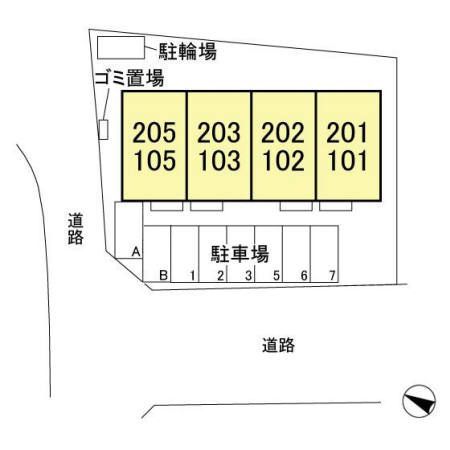 フォレスト五香の区画図