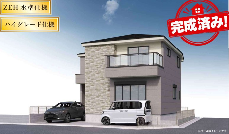 仲介手数料無料　KEIAI GRACE所沢市北秋津11期・新築全1棟の外観パース