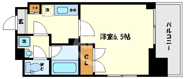 Primavera Nakanoshima(プリマヴェーラナカノシマ）の間取り|Primavera Nakanoshima(プリマヴェーラナカノシマ）　開放感のある間取り