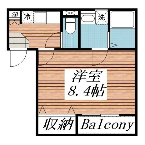 クオーレメゾンの間取り|間取りです。