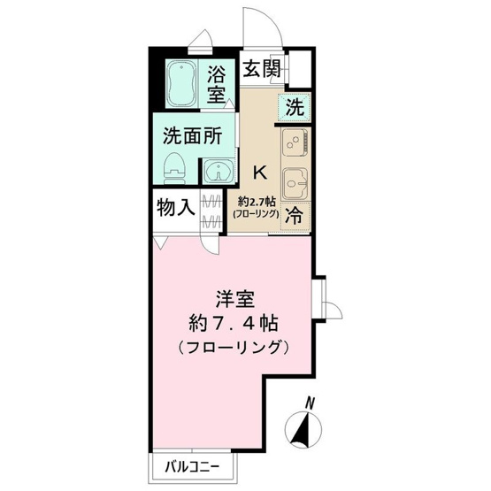 【間取り】 | リヴェール東林間(リヴェールヒガシリンカン)