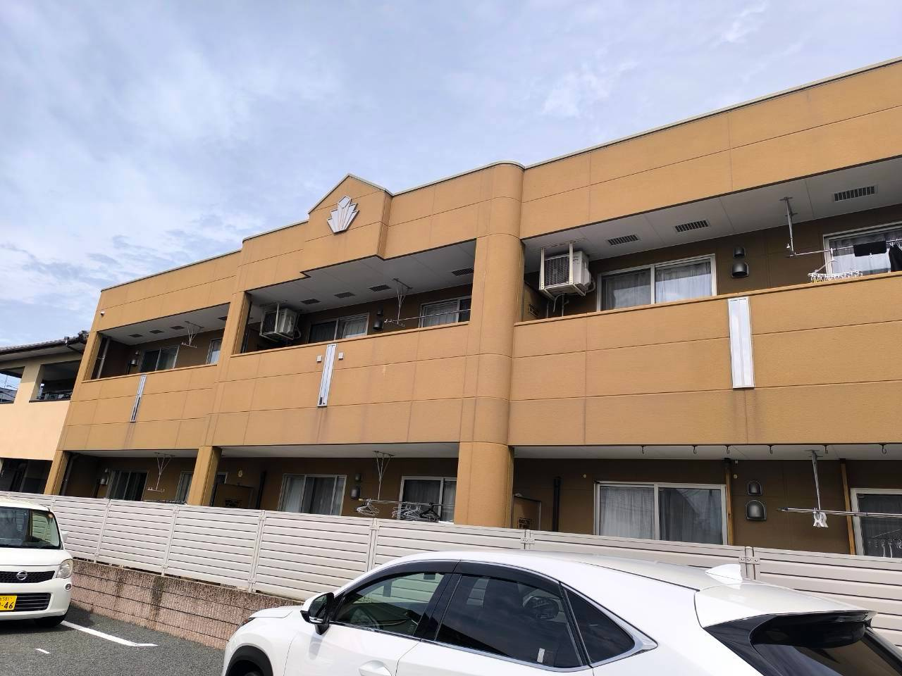 事業用一棟売りアパート　グランディールの外観|令和8年8月現在満室です