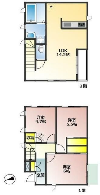 スカイヒルの間取り