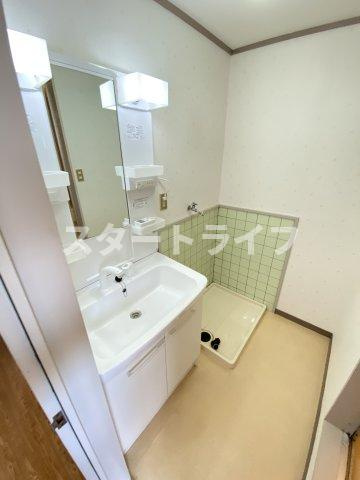 大阪市淀川区十八条３丁目の賃貸マンションの洗面所