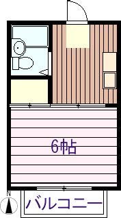 コーワ北里の間取り