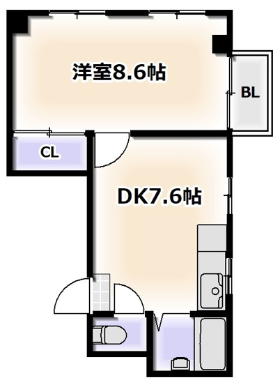 【間取り】 | パルミエール岸里