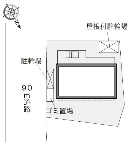 レオパレスサランズ日吉の区画図