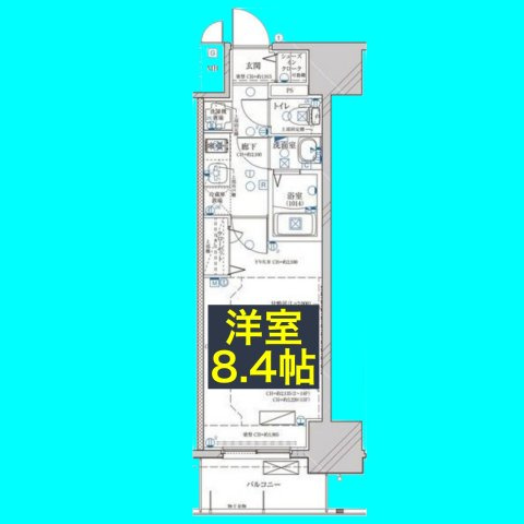 ディアレイシャス浅間町の間取り