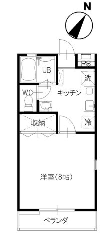 ブルージェ・アベ和光Ⅱの間取り