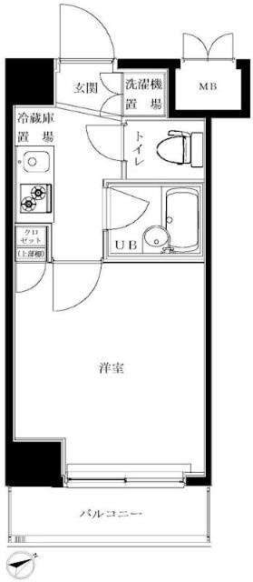 ルーブル北新宿の間取り